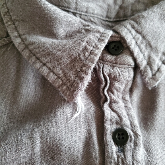 Harlow Grey Button Shirt - Picture 5 of 8